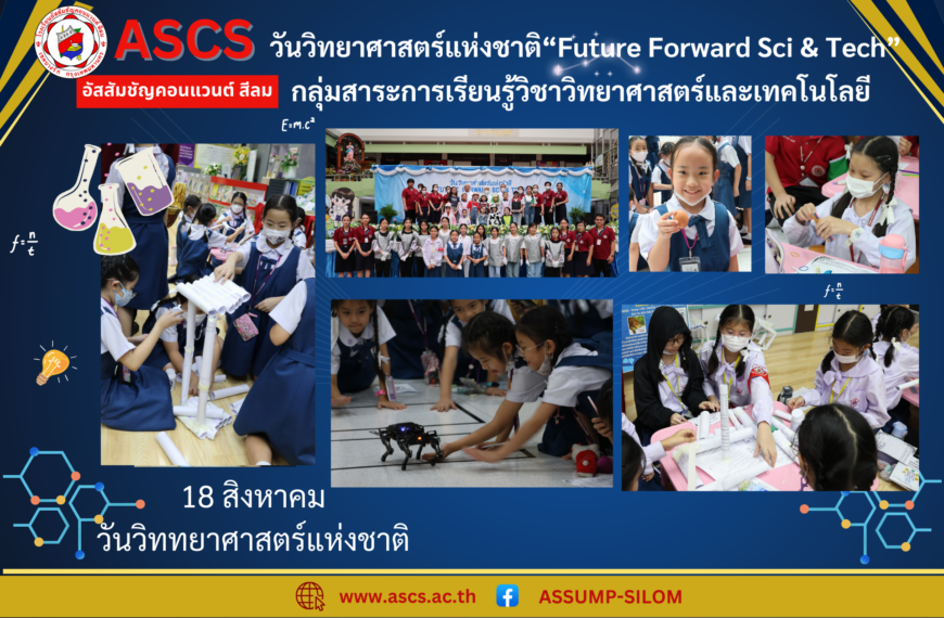 วันวิทยาศาสตร์แห่งชาติ “Future Forward Sci & Tech”